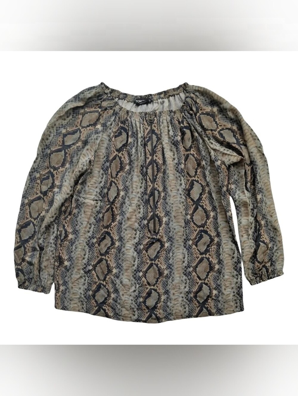 Tom Ford animal print blouse XS